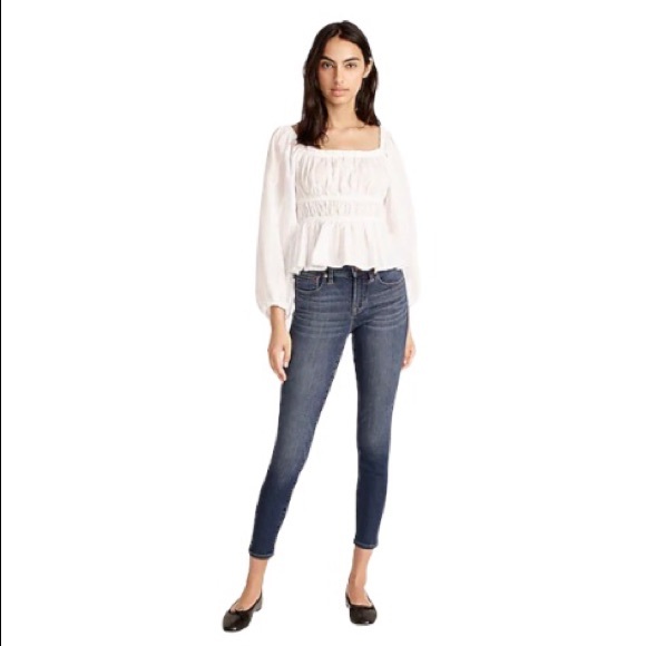 J Crew Toothpick Jean in Vista Wash, Size 27/ 26